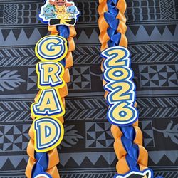 🎓 Custom Graduation Ribbon Lei 🎀