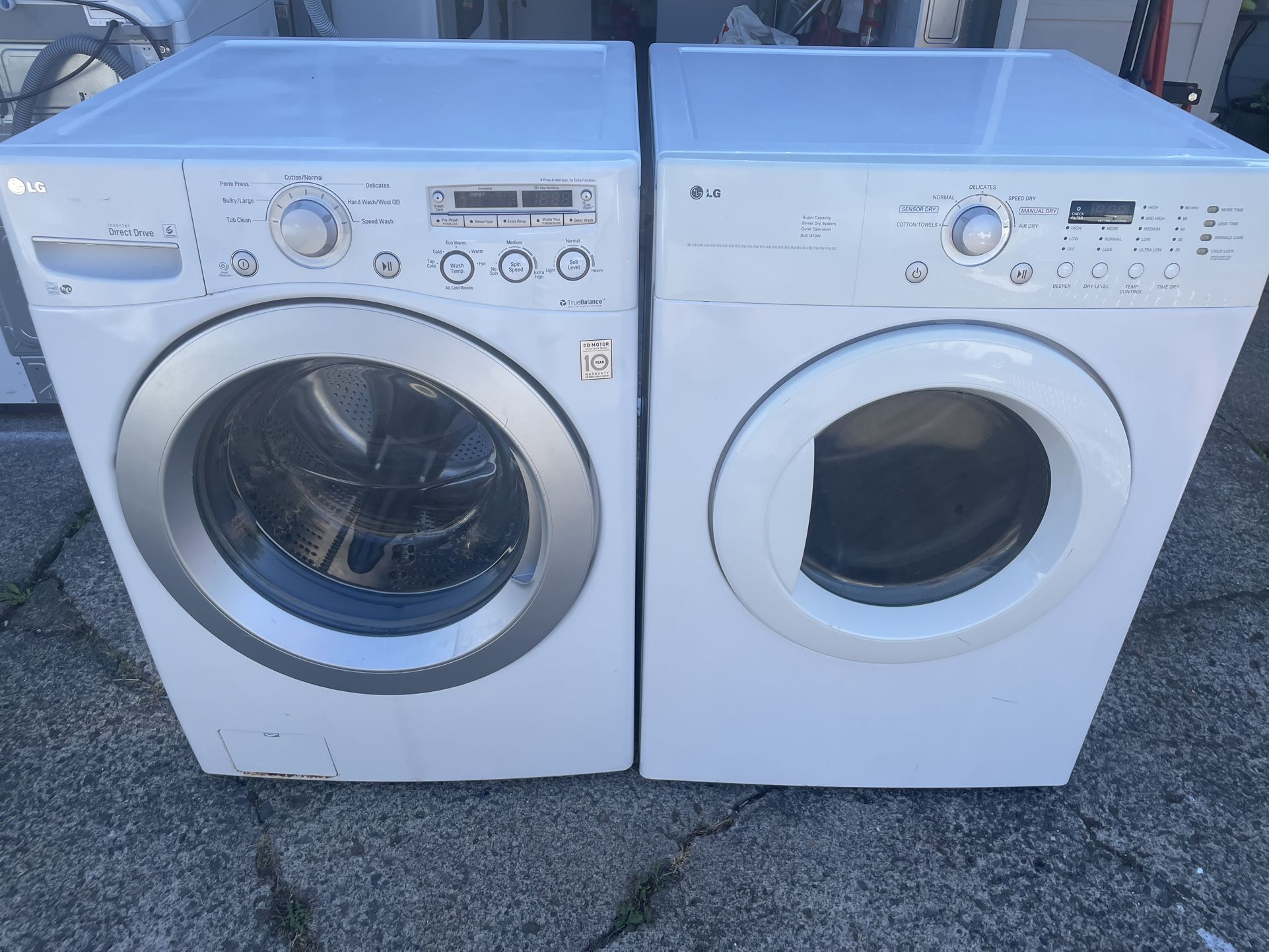 LG Front Load Washer & Dryer