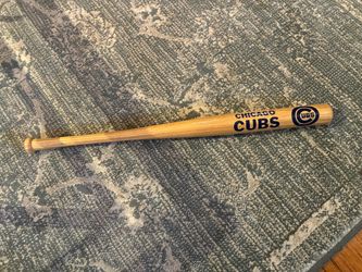 Chicago Cubs miniature souvenir wooden bat