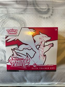 White flare ETB Pokemon center exclusive