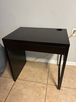 Black Writing Desk with Drawer – $35 OBO