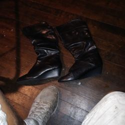 Leather Boots Size 7m