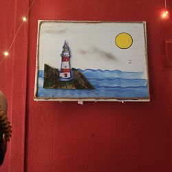 Lighthouse Light Up Painting