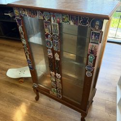 Free Wood/glass Bookshelf