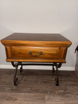 Kent-Coffey El Chico Vintage Oak Console Table