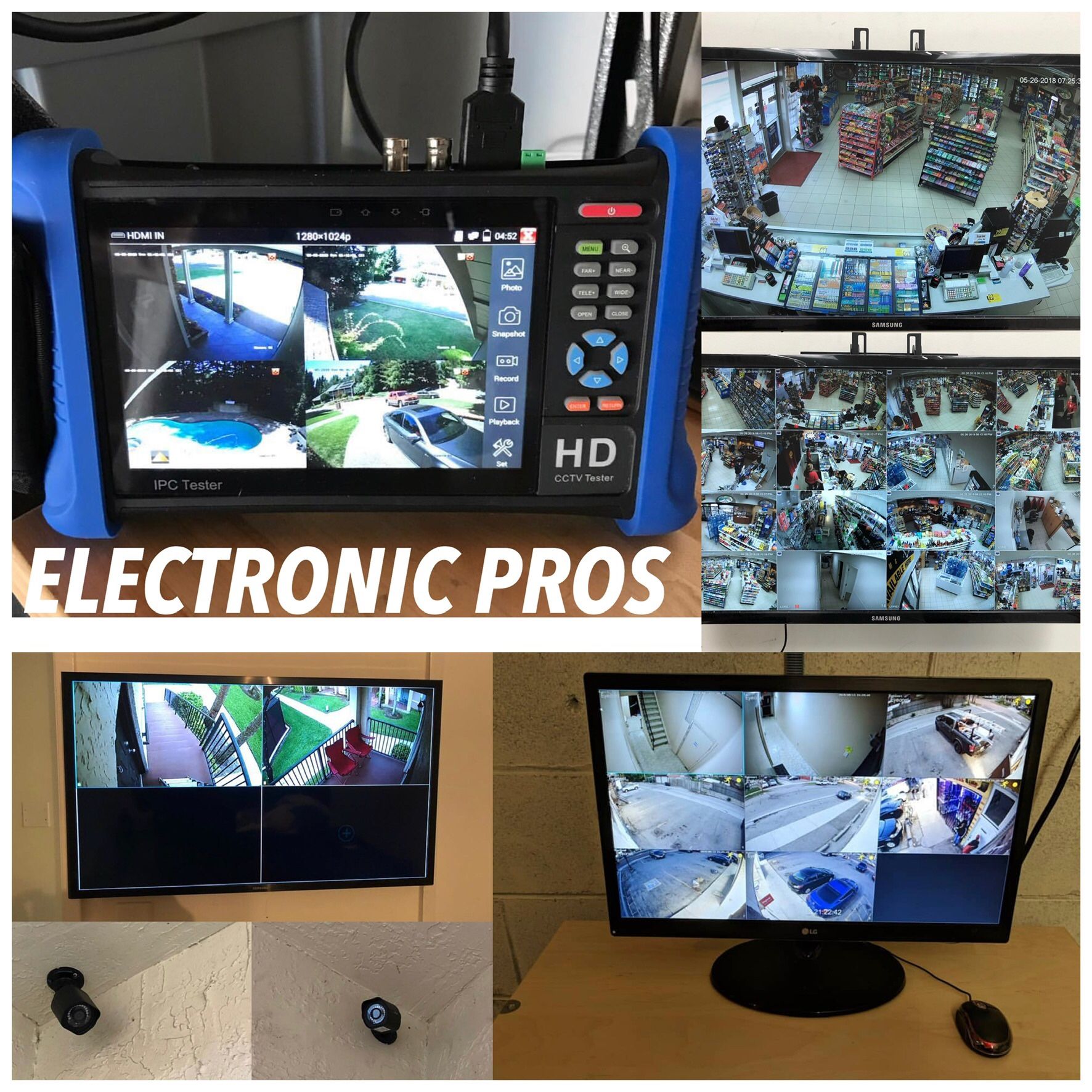 HD SECURITY CAMERAS INSTALLATION