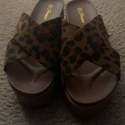 Brand New Cheetah Wedges