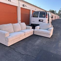 Light Gray Utopia Cloud Couch Style Sofa Set