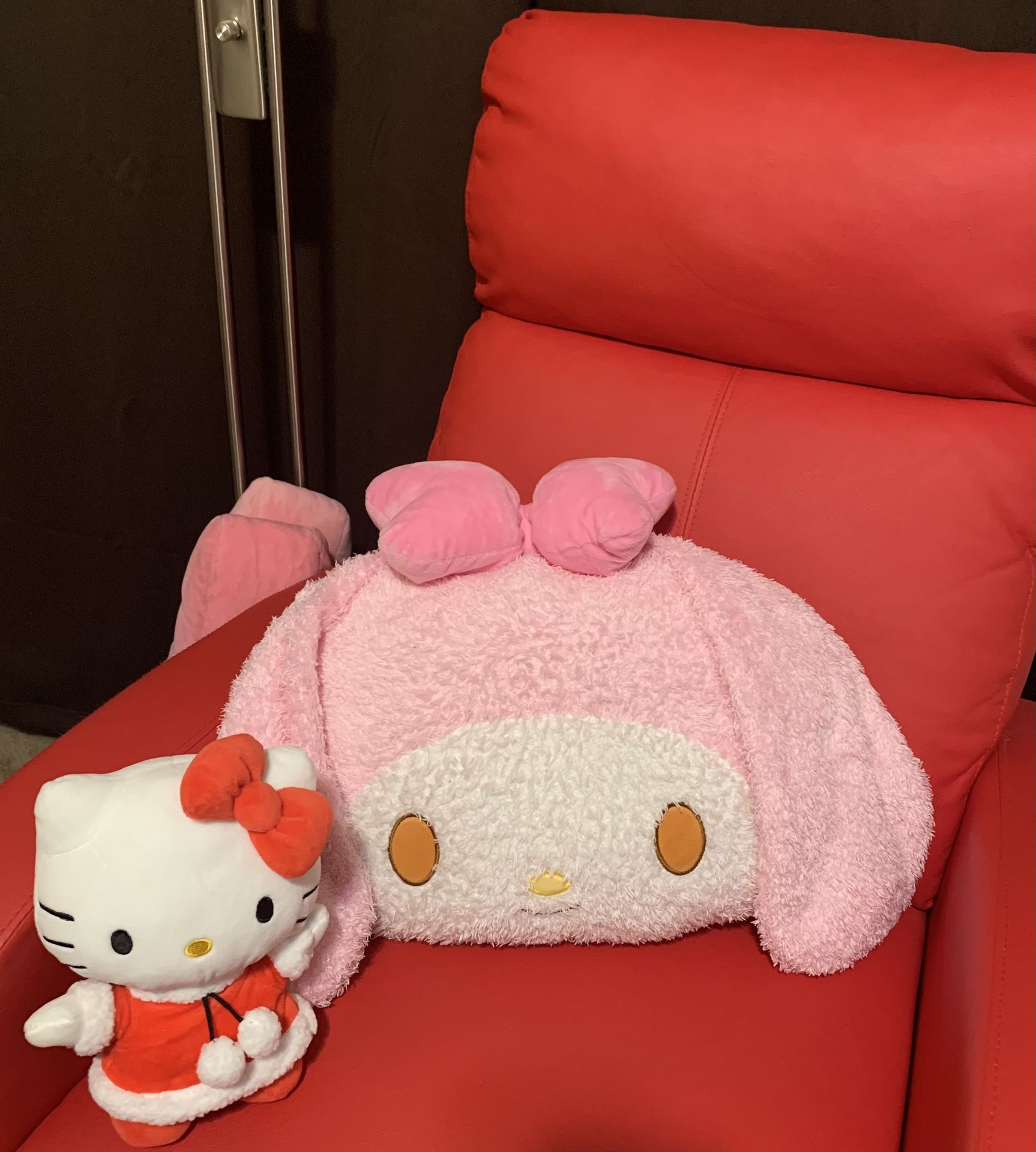 My melody Pillow And Hello Kitty Plush 