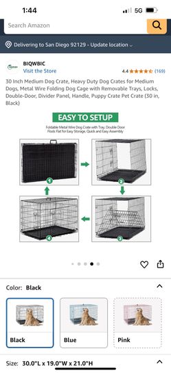 3 Medium size dog crates