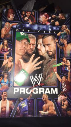 Wwe program magazine