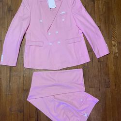 Mens Pink Suit / Tuxedo Set