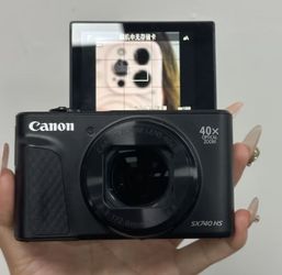 Canon PowerShot SX740 HS 20.3MP Point & Shoot Digital Camera  Black