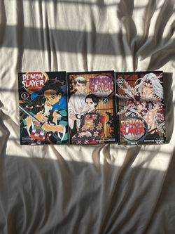 Demon Slayer Volumes 1,21,22