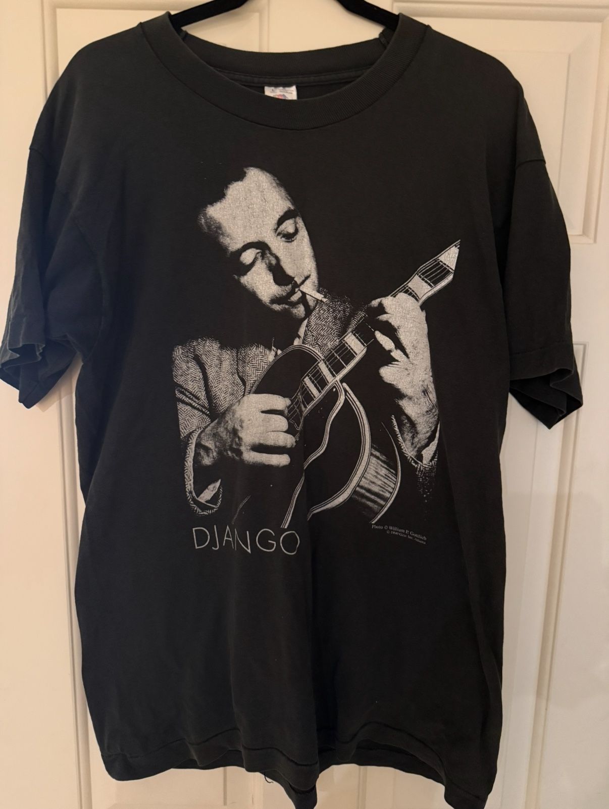 VINTAGE Django Haskins t-shirt 1990 (SIZE LARGE)