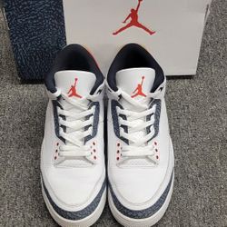 Nike Air Jordan 3 Retro Denim SE Fire Red 2020 Size 12