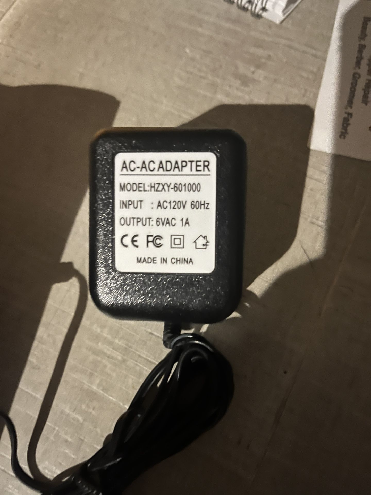 AC adapter six brand new