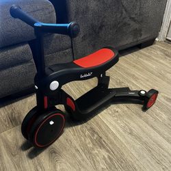 Larktale Scoobi 5-in-1 Kids' Convertible Balance Bike-Tricycle-Scooter