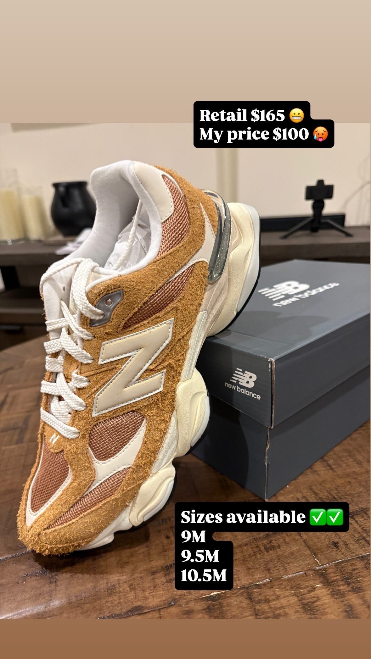 New Balance 9060 Great Plains Sizes 9M 9.5M 10M & 10.5M