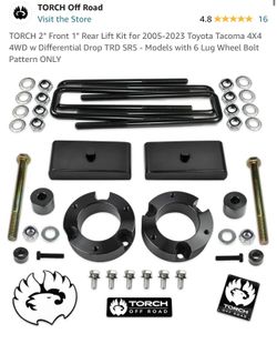 2” Front 1” Rear Toyota Tacoma Lift