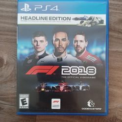F1 2018 - Hardly Played