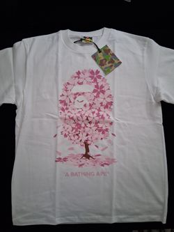 A Bathing Ape Cherry Blossom Graphic Tee