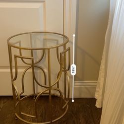 Night Stand Glass Table Pair