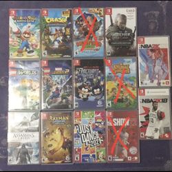 Individually priced Nintendo Switch Games