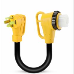50 Amp To 50 Amp RV Adapter With Twist Lock For 50 Amp RV Extension Cord