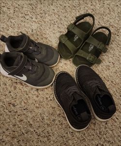 3 Pairs Toddler Kids Shoes Bundle