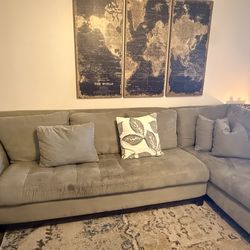 Sectional Sofa w/ Ottoman