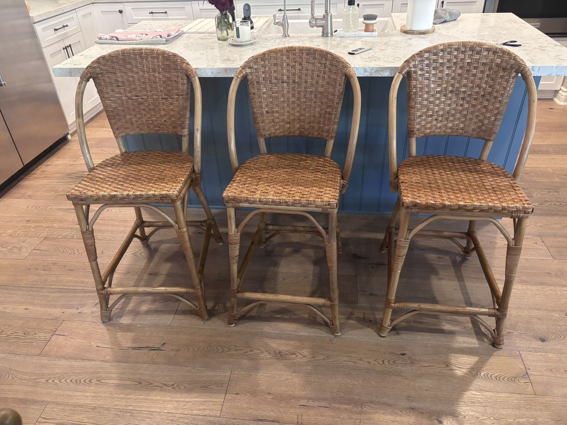 3 Nice Counter bar Stools. Pottery Barn