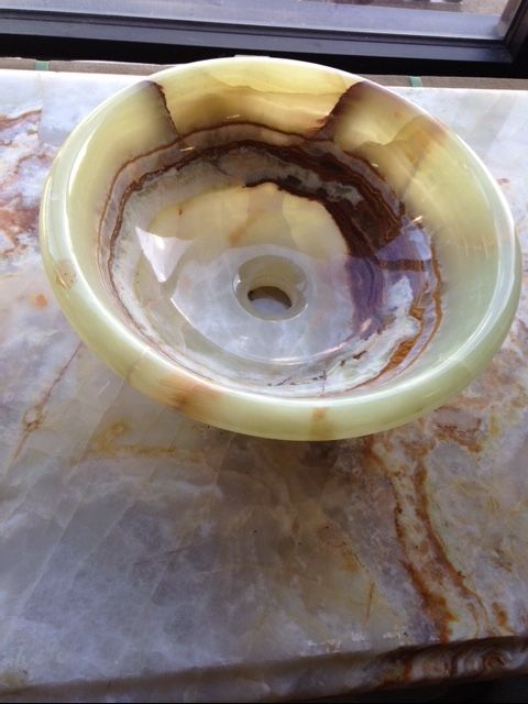 PREMIUM GREEN ONYX VESSEL SINK LIQUIDATION SALE