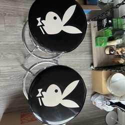 Chrome Playboy Bar Stools