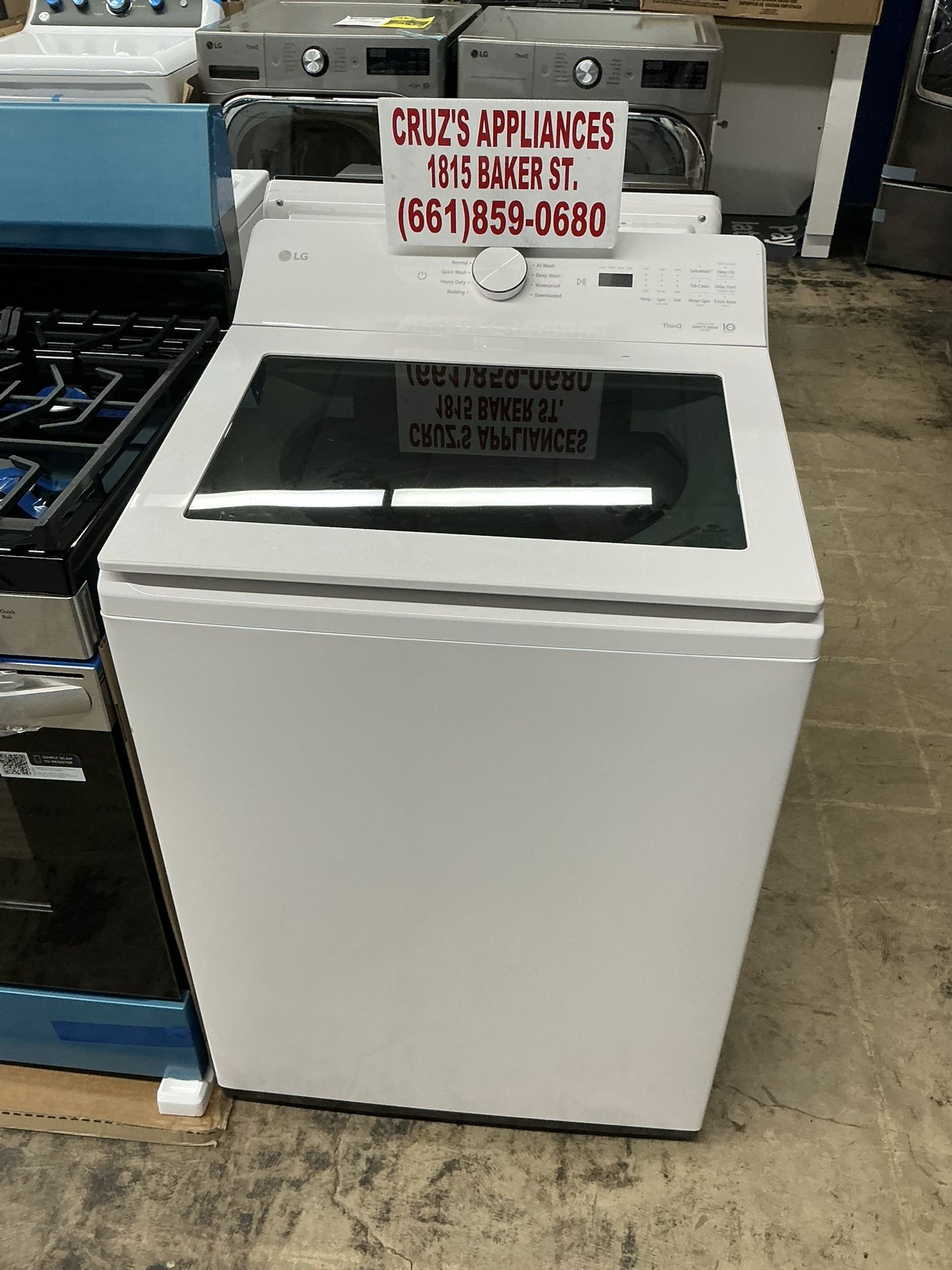 Cruz S Appliances Sales Brand New LG Washer