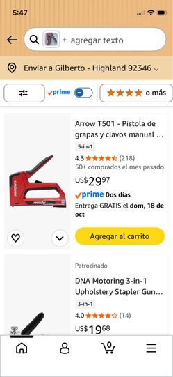 Hand stapler guns