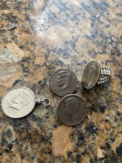 Kennedy half dollar jewelry set