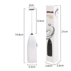 Milk Frother Handheld (white)