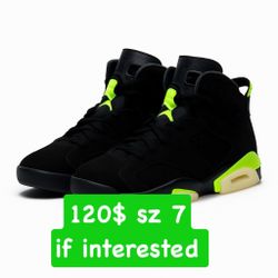 Air Jordan 6 Retro “Electric Green” – Size 7 