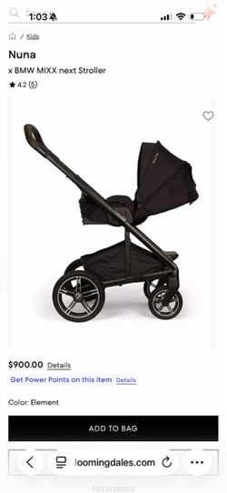 Nuna x BMW MIXX Next Stroller – Black