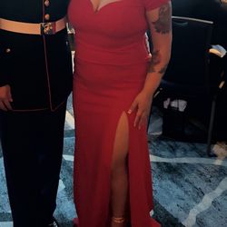 Red Formal Dress (Windsor)