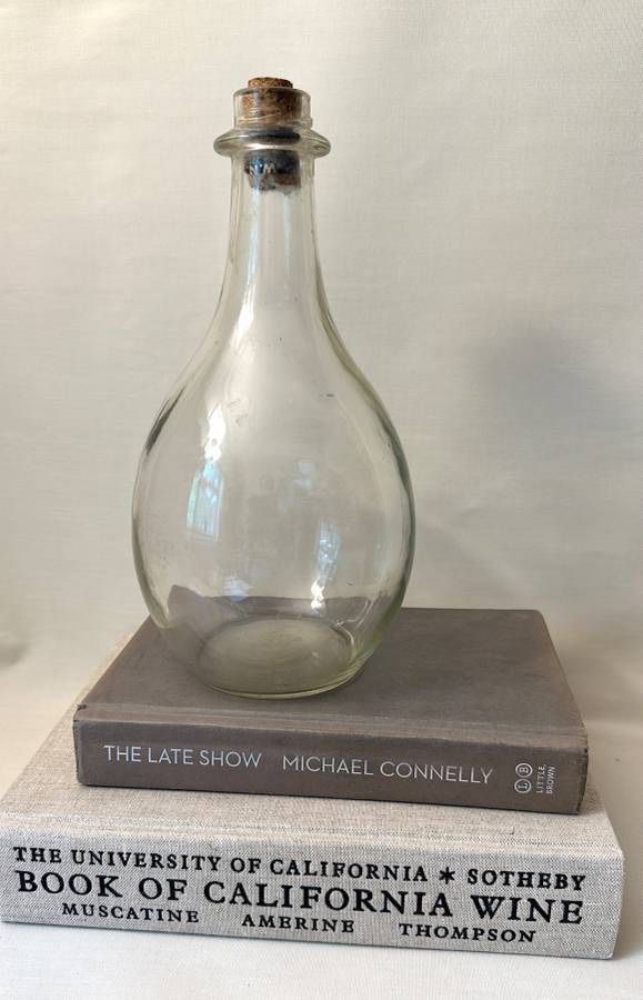 Vintage Collectable Clear Glass Bottle