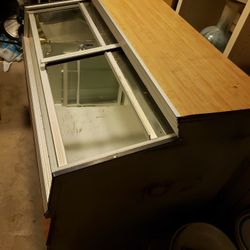 Vintage Hussman ice cream freezer