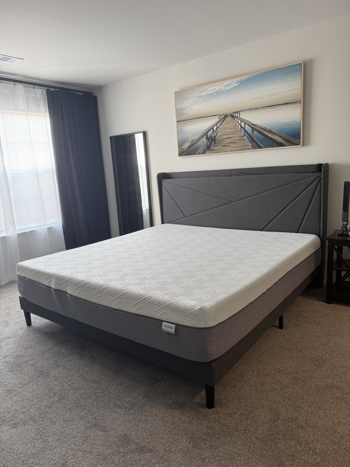 Novilla 12 inch Memory Foam Mattress, King
