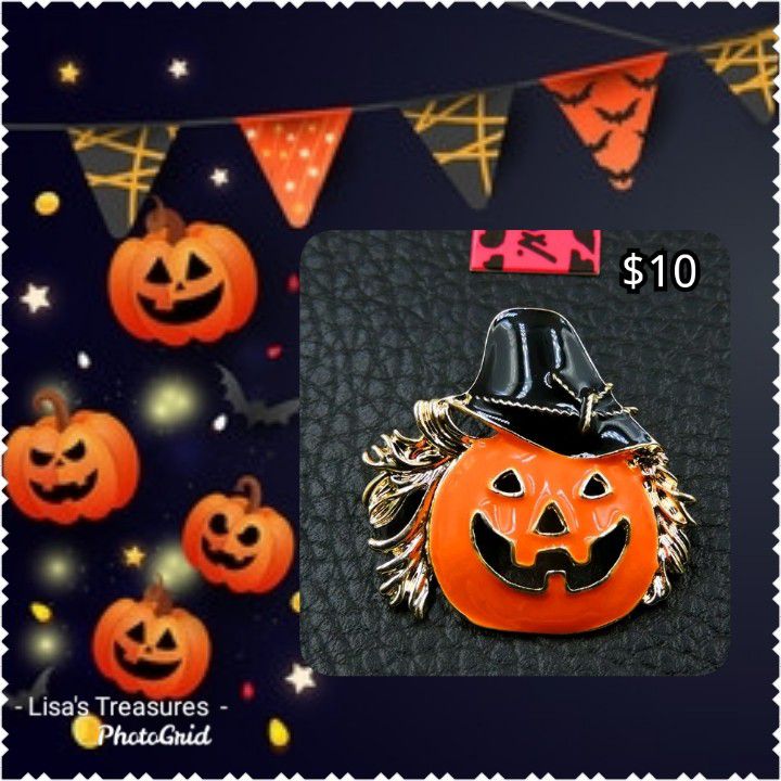 Halloween Pumpkin Pin