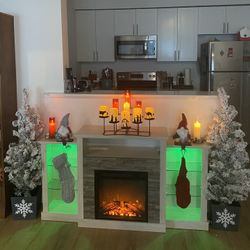Electric Fireplace With Heater