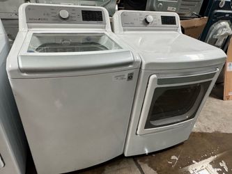 Lg Top Load Washer and Dryer Set Gas
