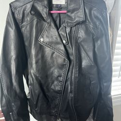 Fake Leather Jacket Size L