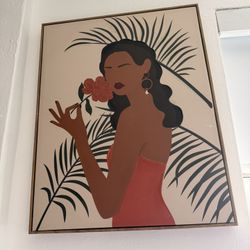 Woman Lady Canva Photo