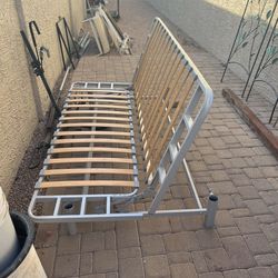 Four position futon bed frame